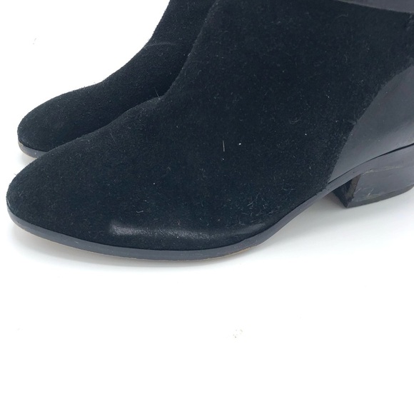 MADEWELL Charley Collar Stud Boot Ankle Boot Bootie Black Suede Leather 7.5 MWL - Picture 5 of 11